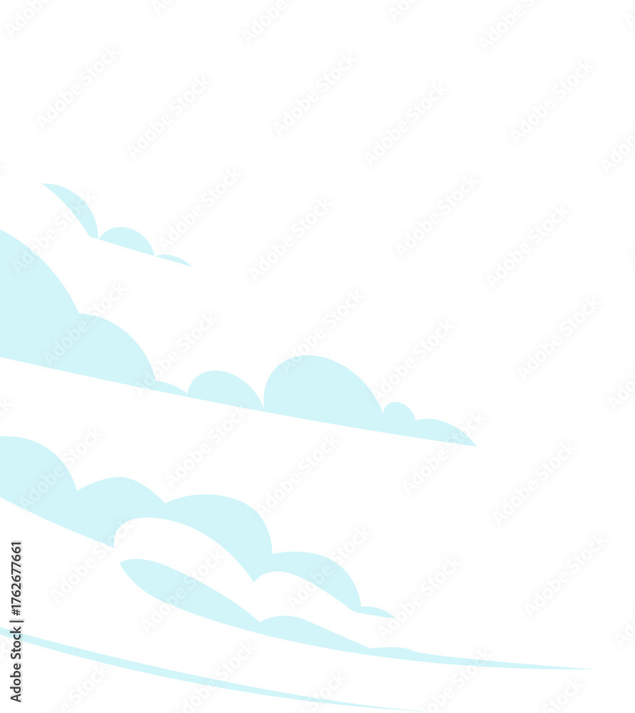 Fototapeta premium Clouds Illustration