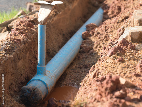 Bury the plumbing system outside the building.