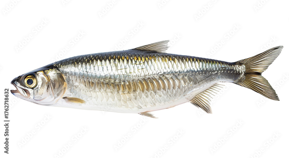 Fototapeta premium Herring fish isolated on white background