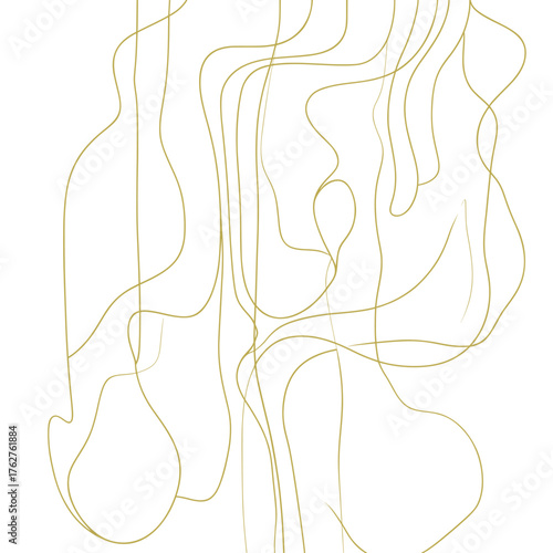 hand drawn vector illustration line art of trendy layering piece