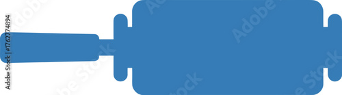 Simple Solid Color Rolling Pin Cooking Utensil Kitchen Tool