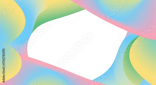 Pastel Gradient Mesh Abstract