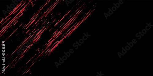 Grunge texture effect background. Distressed rough dark abstract textured. Black isolated on red.vector.eps 10