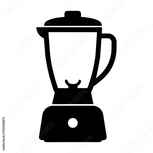 Vector illustration of a kitchen blender for smoothie food processor appliance cooking tool icon