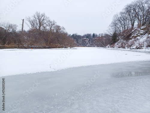 Photography Humber river in winter