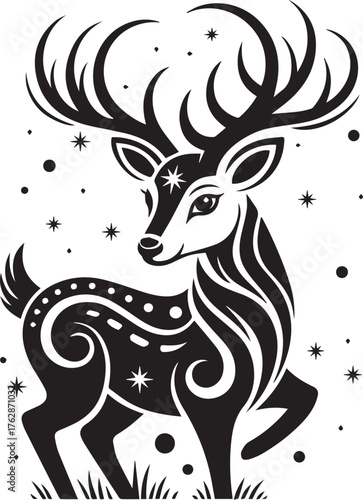 Christmas Deer SVG