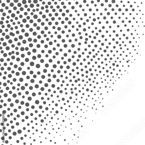 hand drawn vector illustration line art of minimalistic dot pattern