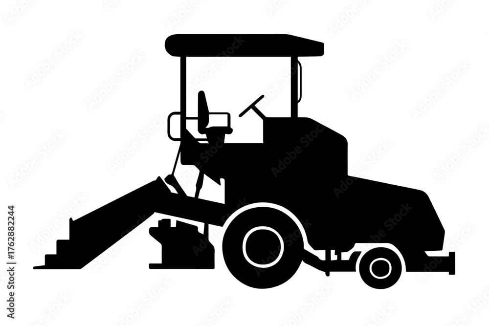 Fototapeta premium paver machine