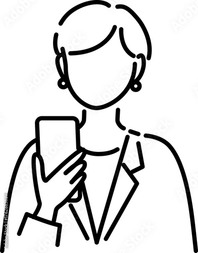 スマホで動画視聴したりSNSを見る会社員や先生や保護者や弁護士