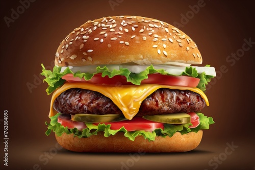 Minimalist burger brand identity