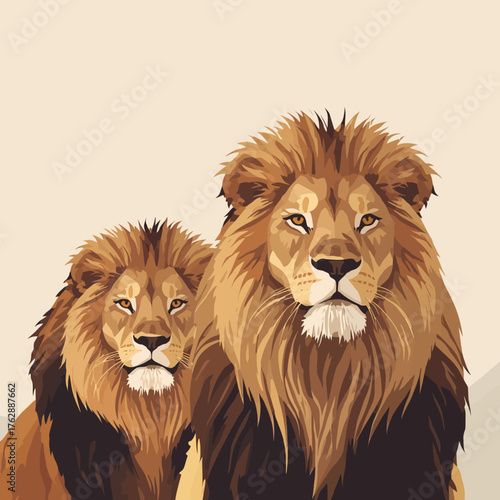 Majestic Lions A Portrait of Power and Pride in the Animal Kingdom