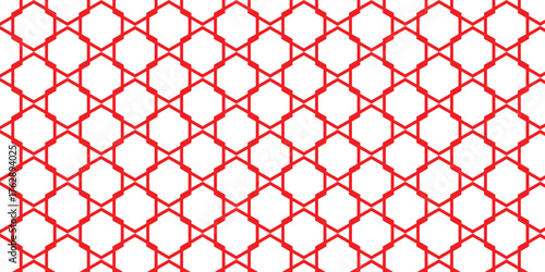 simple red outline honeycomb pattern for banner poster background.