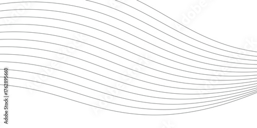 simple flowing wave thin line design for banner poster background.