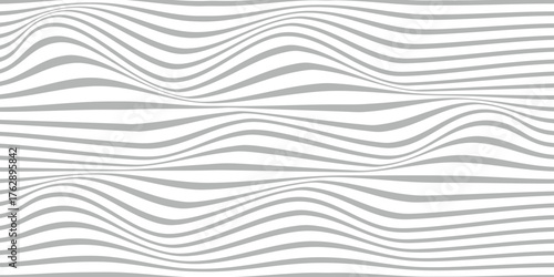 simple grey horizontal line wave pattern for banner poster background.