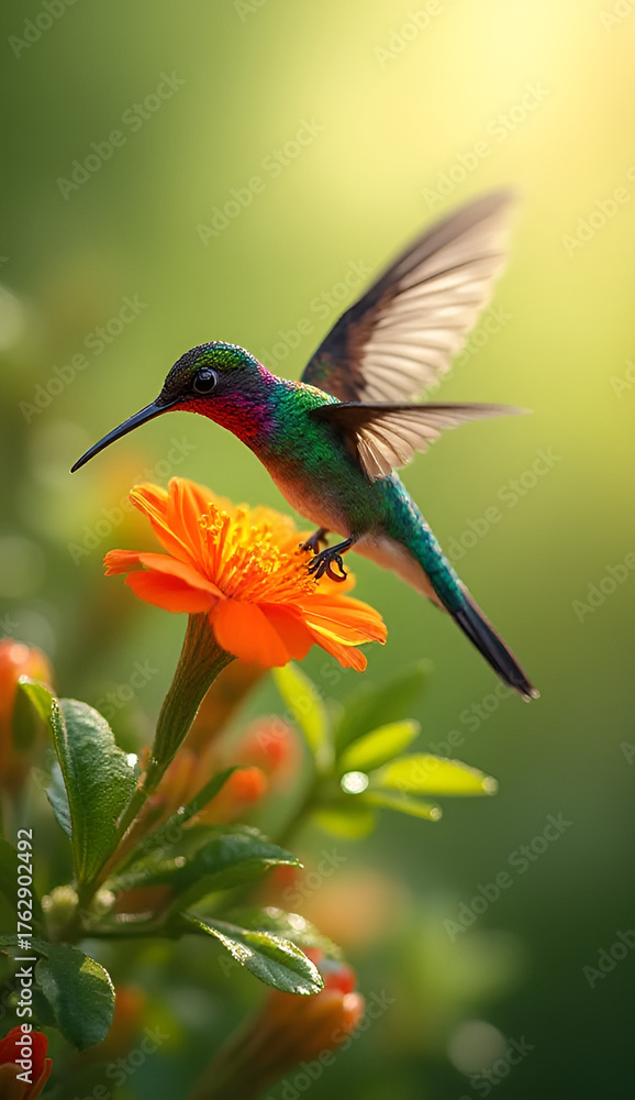 Fototapeta premium Hummingbird-4