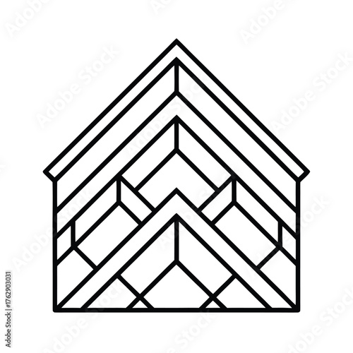 vector illustration of a building house home icon vector building architecture illustration symbol construction design art web