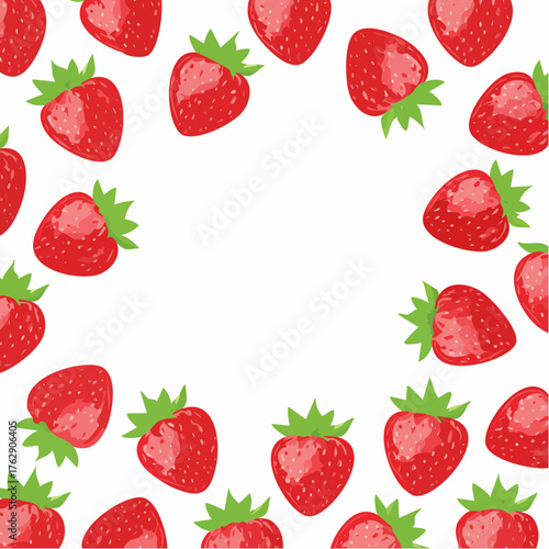 Hintergrund Erdbeeren