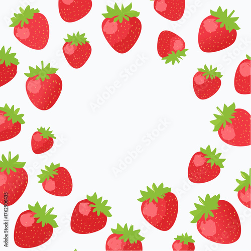 Hintergrund Erdbeeren