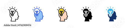 Problem Solver Icon Collection With Multiple Styles