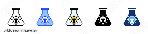 Experiment And Innovate Icon Collection With Multiple Styles