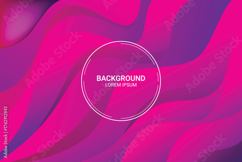 Vibrant magenta and purple abstract liquid background with elegant flowing waves and intense gradient
