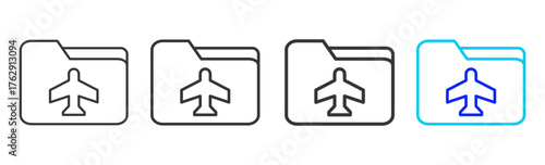 Patch Deployment icon pack in creative outline vector style for technology life cycle design business strategy digital process and modern development