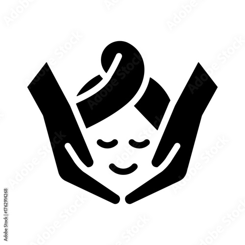 Spa Icon - Solid Black