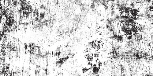 Black and White Distressed Grunge Texture Overlay, Abstract Rough Surface Background