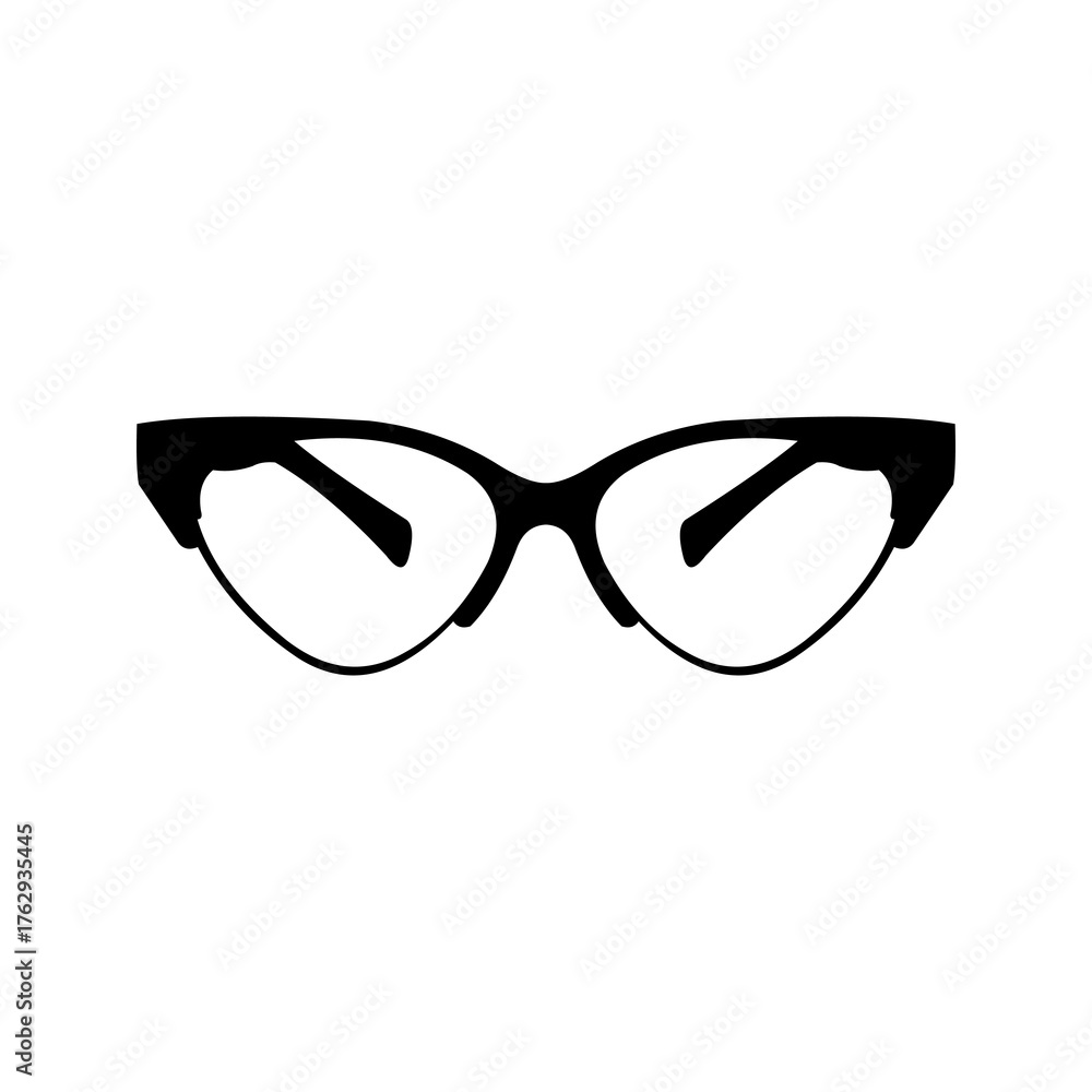 Fototapeta premium glasses isolated on white background