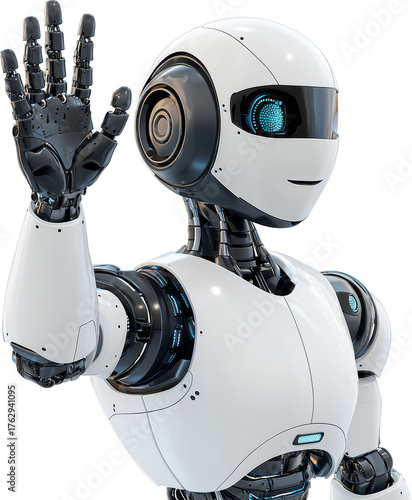 robot waving hand 