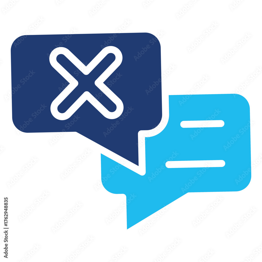 Obraz premium Communication Breakdown Icon