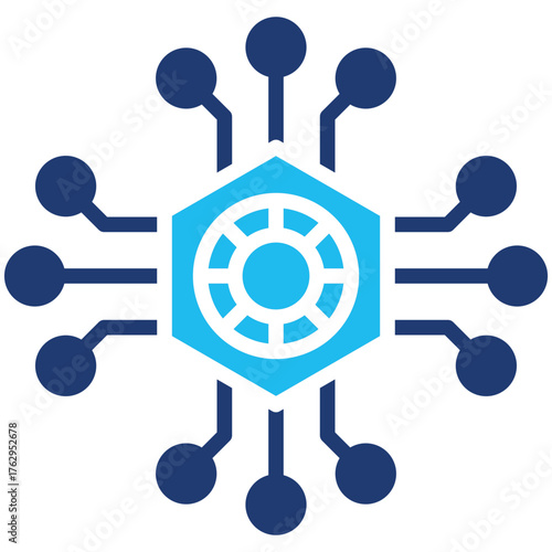 Blockchain Token Icon