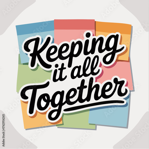 Keeping it all together — cohesive coordination and sticky-note systems identity for everyday heroes: tactile reminder motifs, collaborative visual kits for creator commerce and team tools