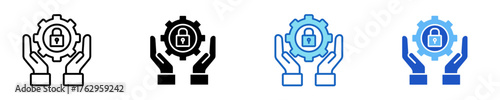 Regtech  Icon Set Multiple Style Collection