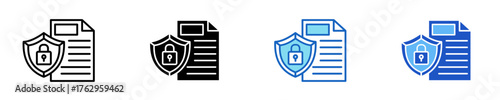 Encrypt  Icon Set Multiple Style Collection