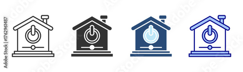 Control Icon Set. Designed In Multi Style
