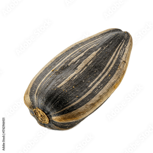 Wallpaper Mural Close Up Realistic Photo Of A Single Sunflower Seed With Gold Accents Isolated Torontodigital.ca