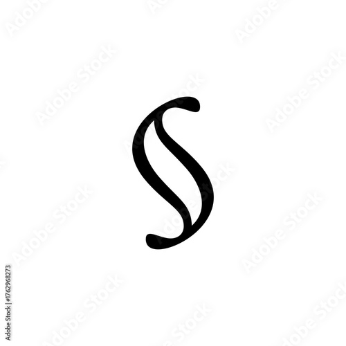 abstract double S logo