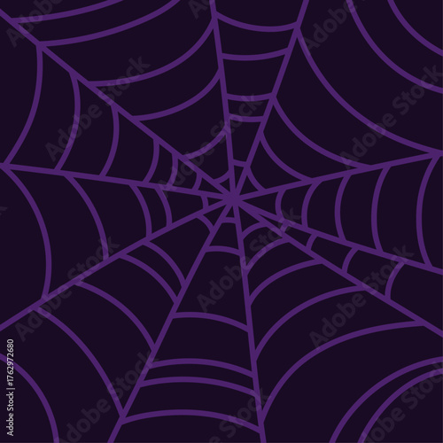Spider web. Abstract pattern. Flat design vector. Spider web for halloween design.