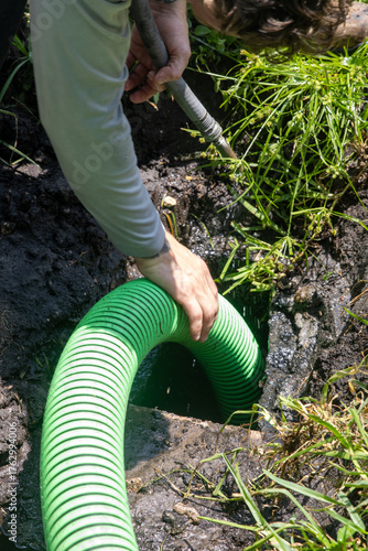 Draining a Septic Tank