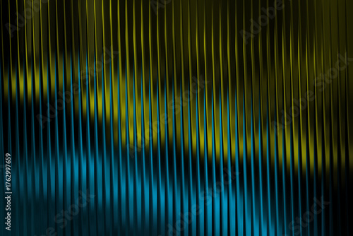 Abstract digital glass texture with vertical stripes and gradient colors effect