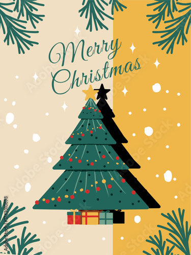 Christmas Greeting Card Background