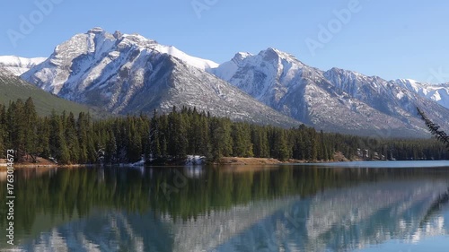 Johnson lake Banff Alberta Canada