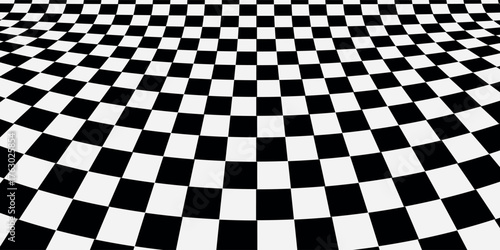 elegant black and white checkered pattern, Checkerboard seamless pattern. vector art