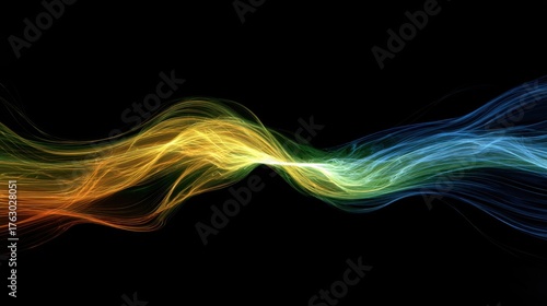 Wavy Light Streaks