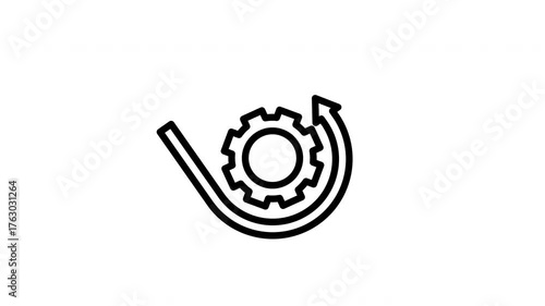agile methodology animated icon