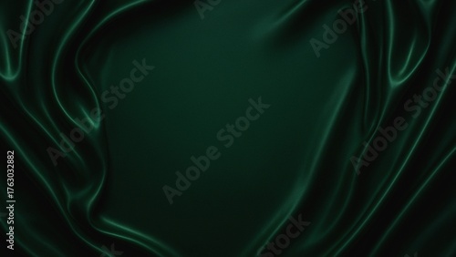 green silk background