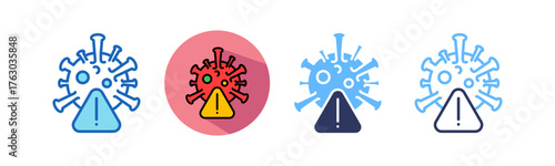 Infection multistyle icon