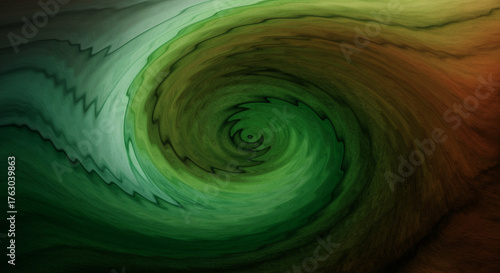 Green and Brown Swirling Abstract Texture background