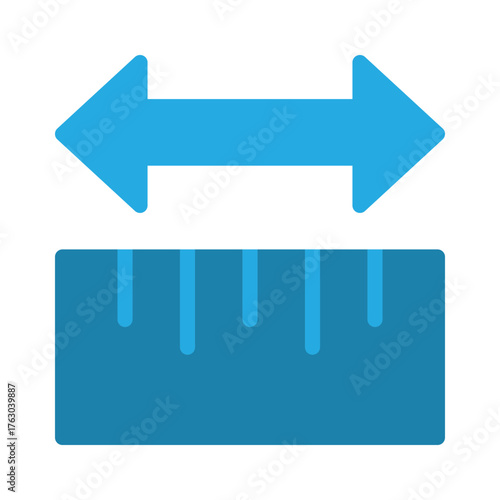 Ruler icon design template